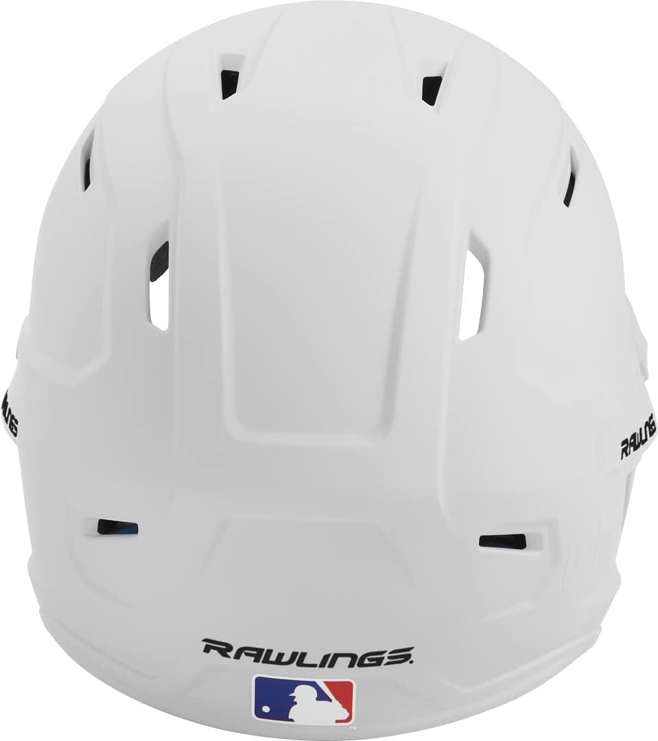 image:imageRawlings  MACH Baseball Batting Helmet  Matte  JR amp SR Sizes  Multiple ColorsMatte White