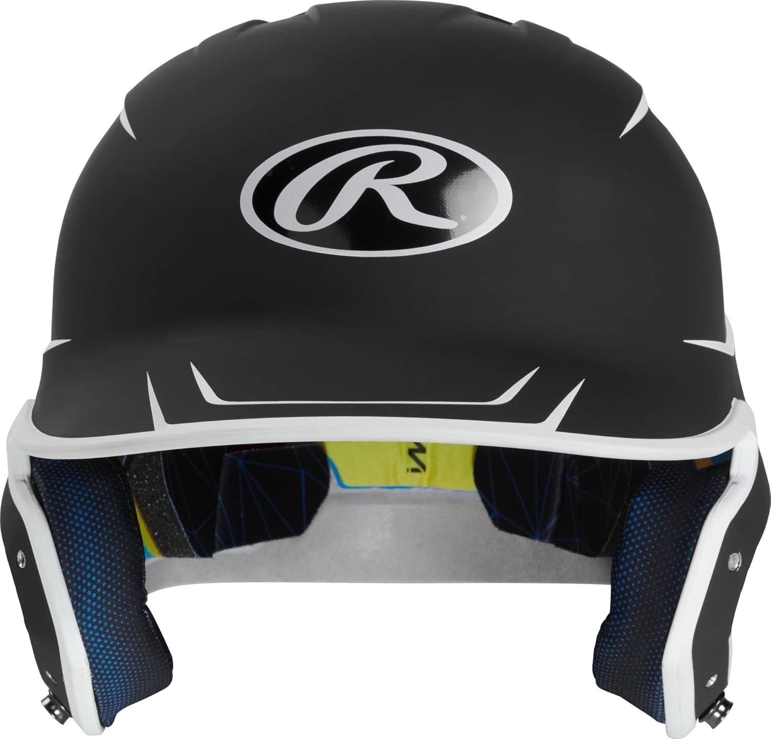 image:imageRawlings  MACH Baseball Batting Helmet  Matte Two Tone  JR amp SR Sizes  Multiple ColorsMatte BlackWhite