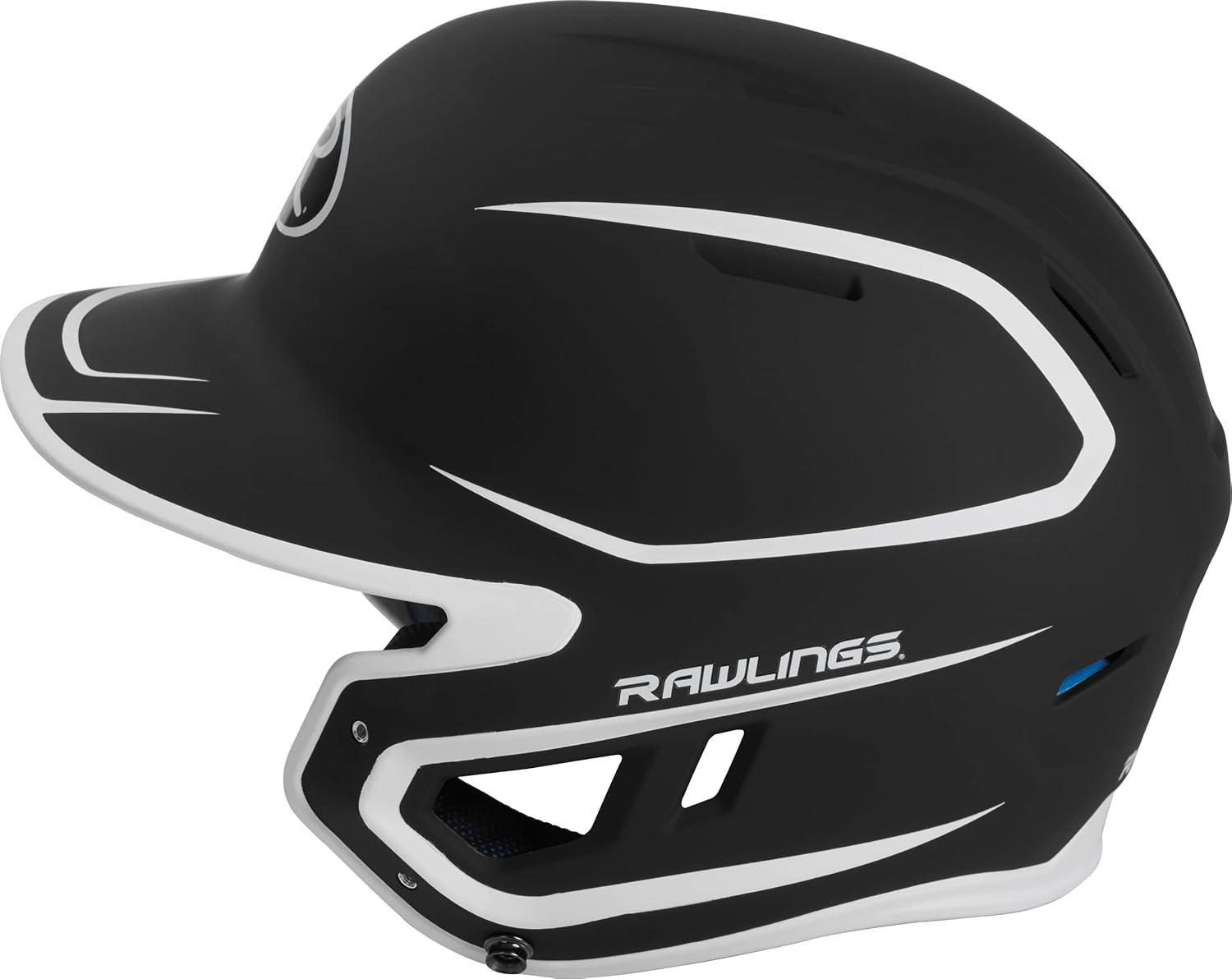 image:imageRawlings  MACH Baseball Batting Helmet  Matte Two Tone  JR amp SR Sizes  Multiple ColorsMatte BlackWhite