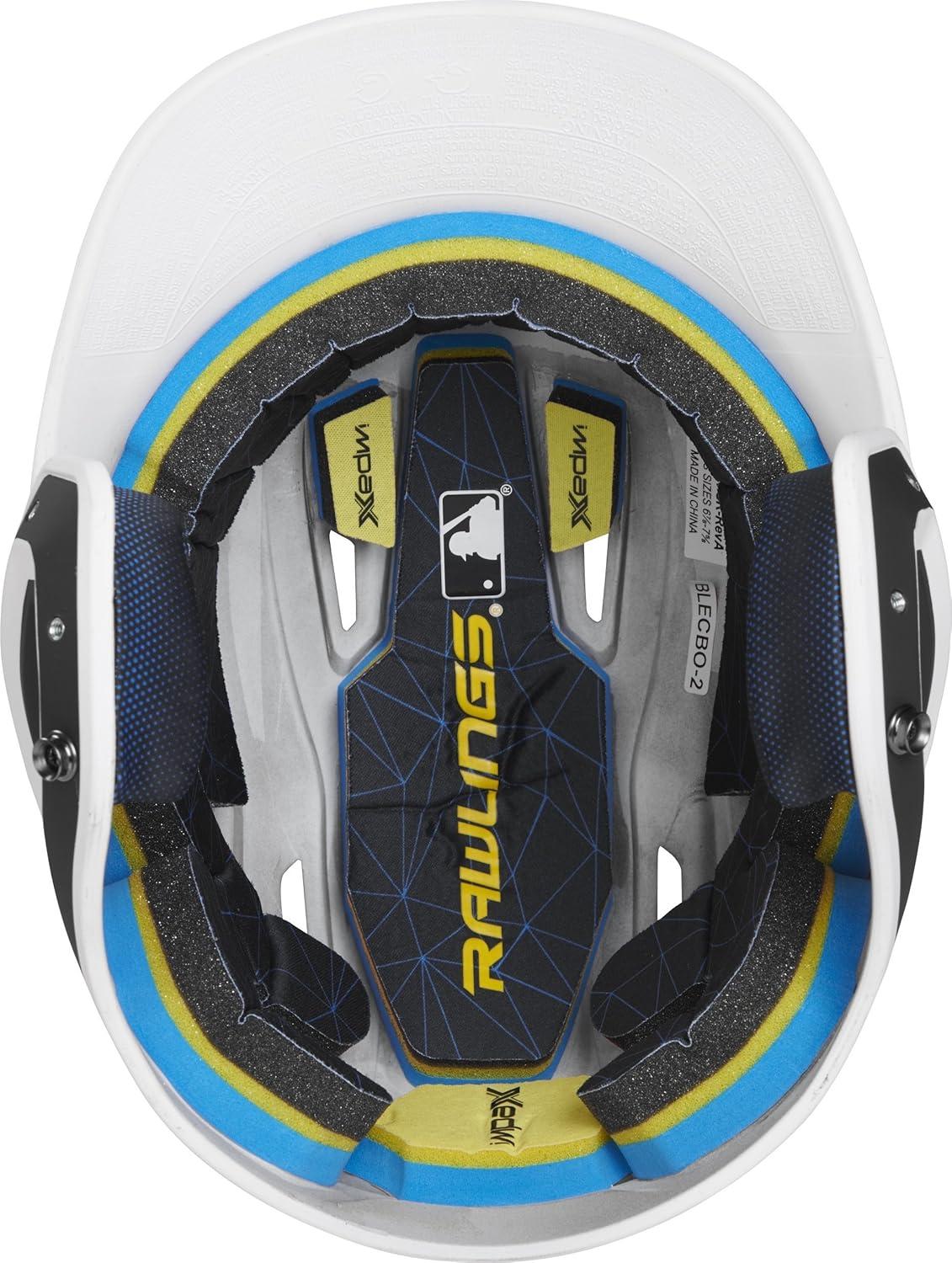 image:imageRawlings  MACH Baseball Batting Helmet  Matte Two Tone  JR amp SR Sizes  Multiple ColorsMatte BlackWhite
