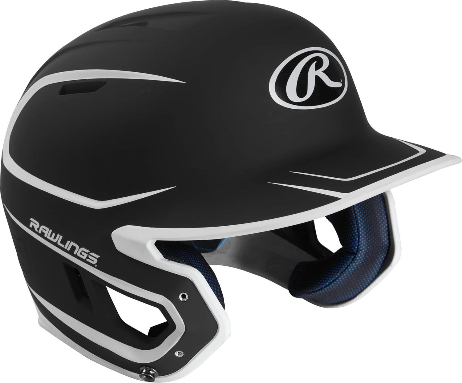 image:imageRawlings  MACH Baseball Batting Helmet  Matte Two Tone  JR amp SR Sizes  Multiple ColorsMatte BlackWhite