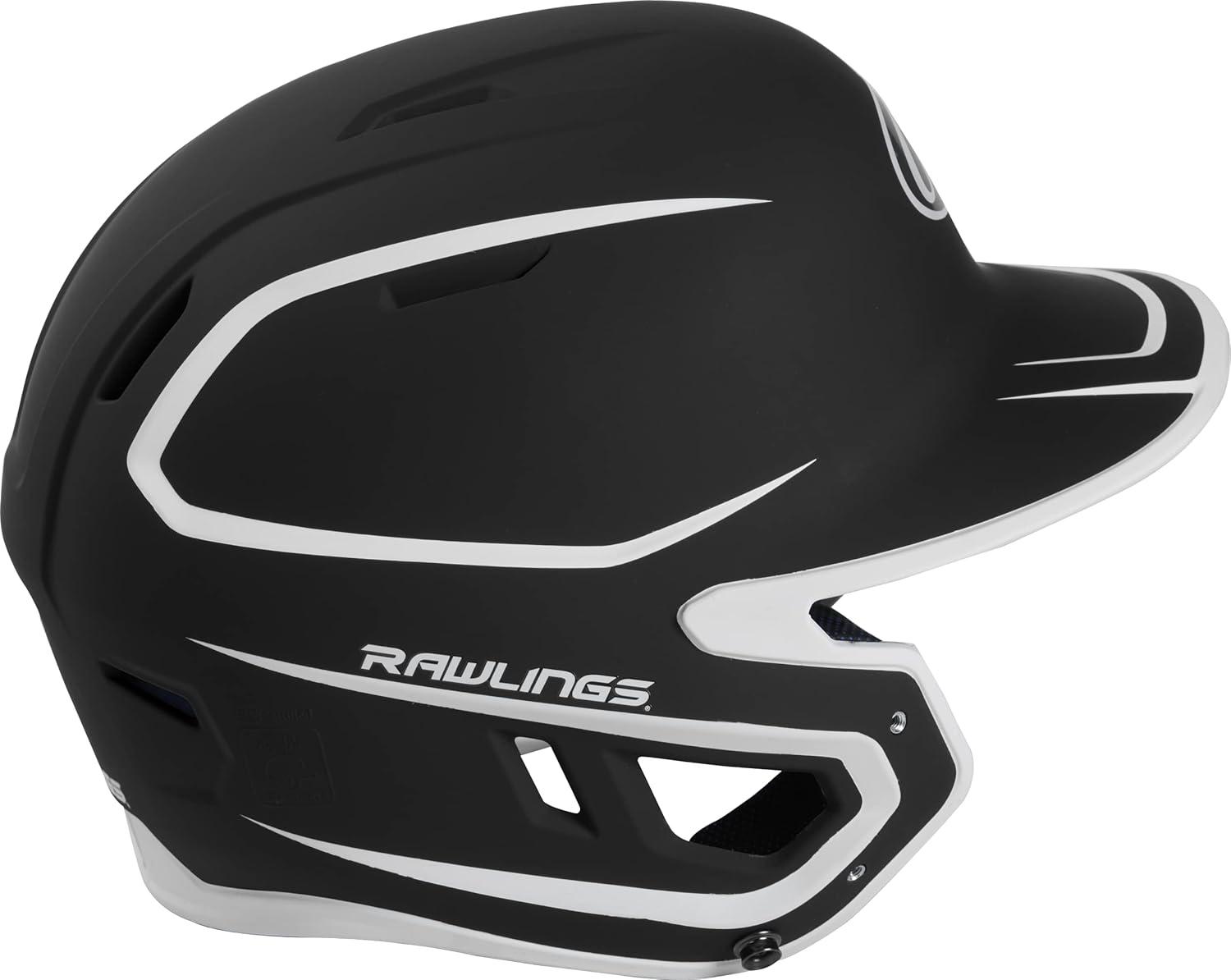 image:imageRawlings  MACH Baseball Batting Helmet  Matte Two Tone  JR amp SR Sizes  Multiple ColorsMatte BlackWhite