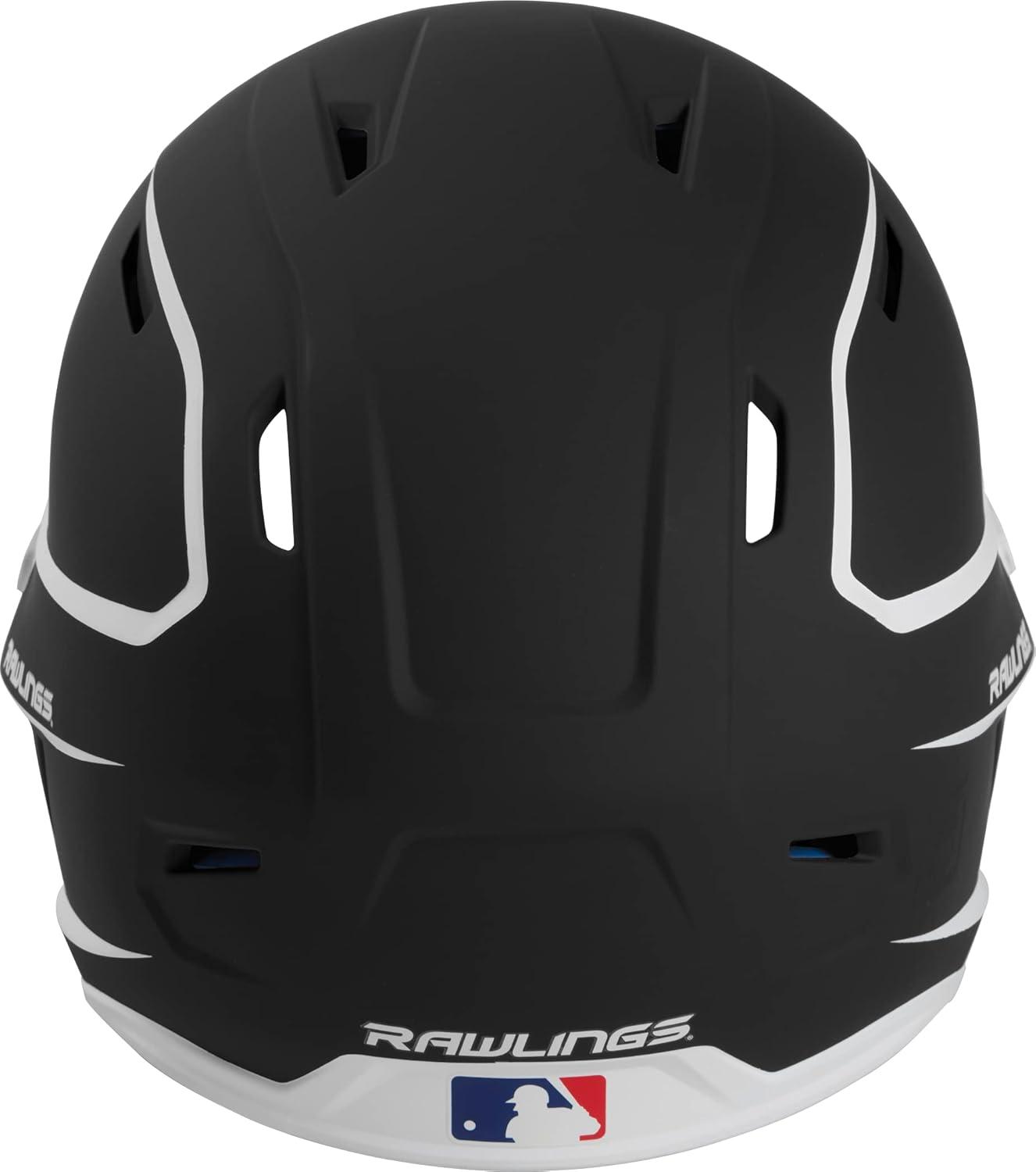 image:imageRawlings  MACH Baseball Batting Helmet  Matte Two Tone  JR amp SR Sizes  Multiple ColorsMatte BlackWhite