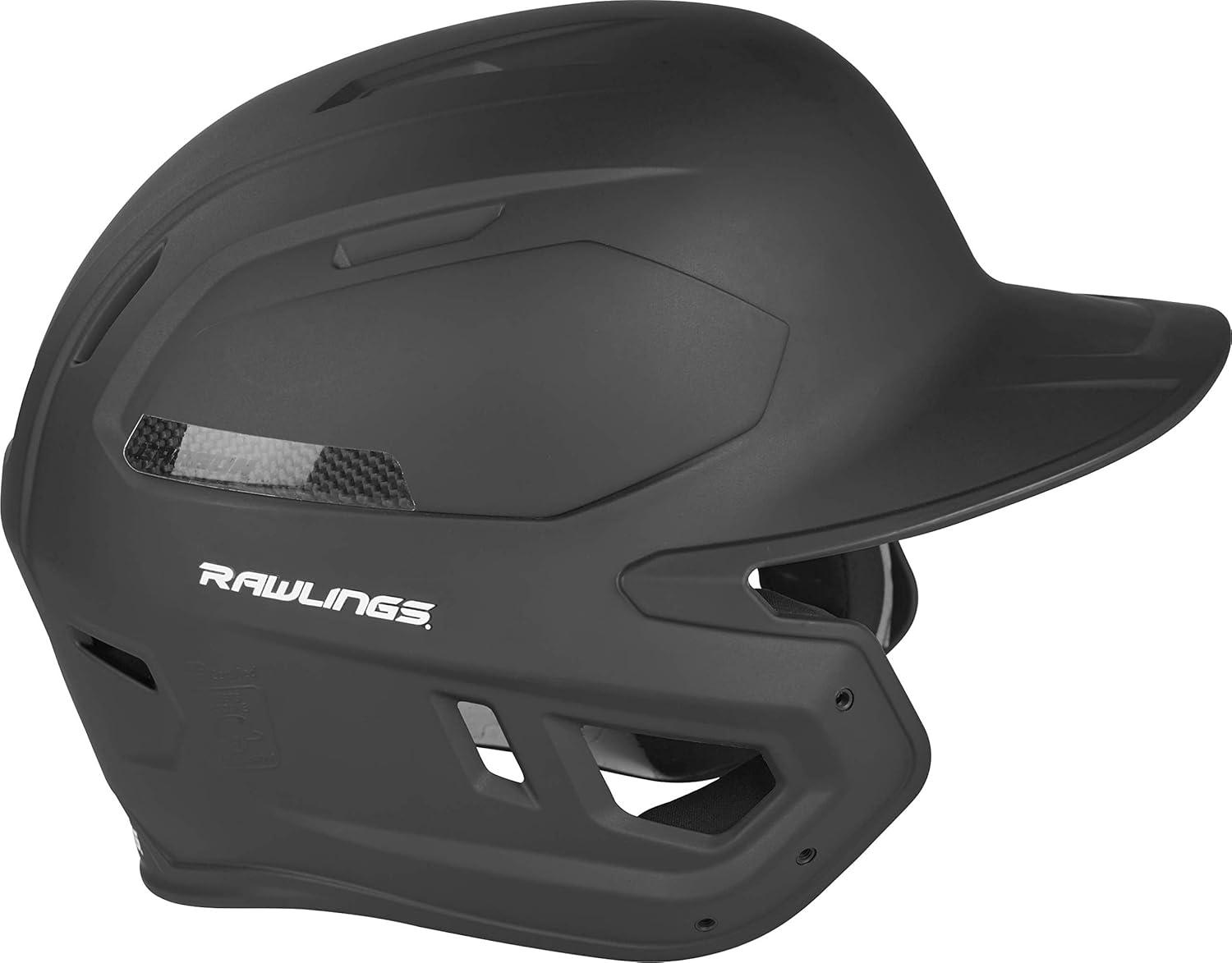 image:imageRawlings  MACH Carbon Baseball Batting Helmet  Matte  Multiple Sizes  Multiple ColorsMatte Black