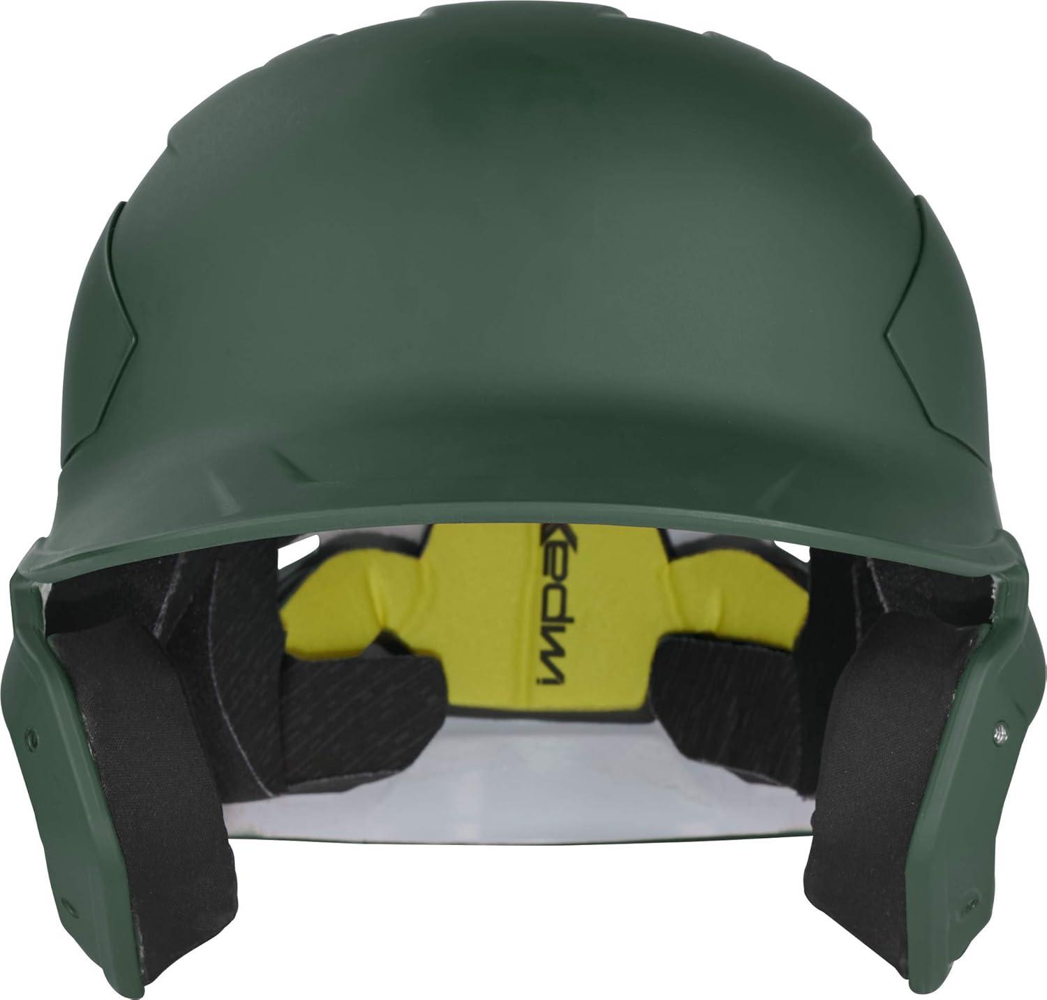image:imageRawlings  MACH Carbon Baseball Batting Helmet  Matte  Multiple Sizes  Multiple ColorsMatte Dark Green