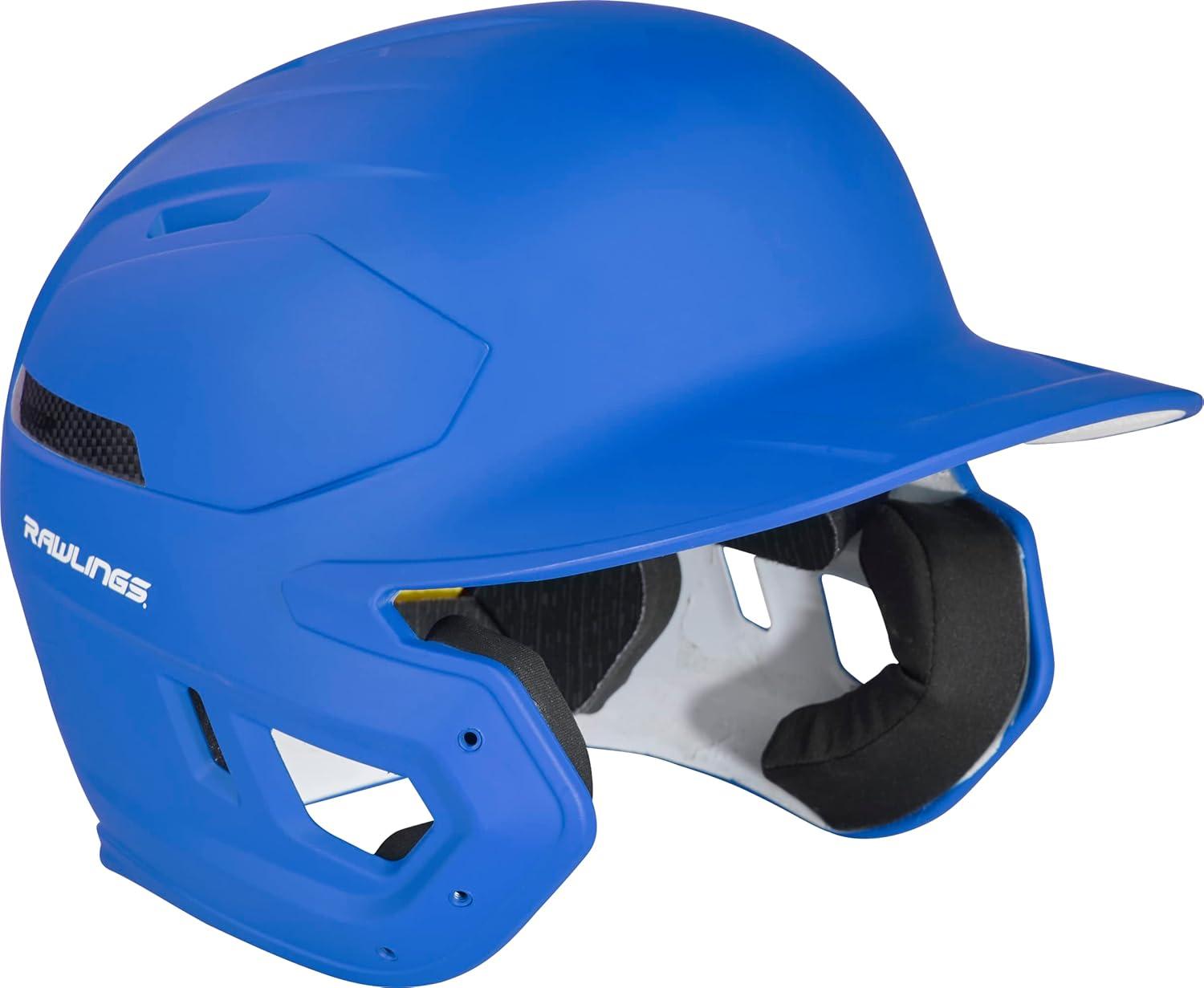 image:imageRawlings  MACH Carbon Baseball Batting Helmet  Matte  Multiple Sizes  Multiple ColorsMatte Royal