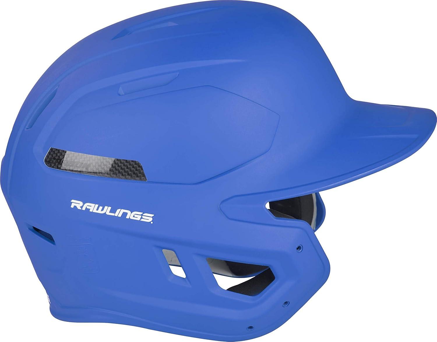 image:imageRawlings  MACH Carbon Baseball Batting Helmet  Matte  Multiple Sizes  Multiple ColorsMatte Royal