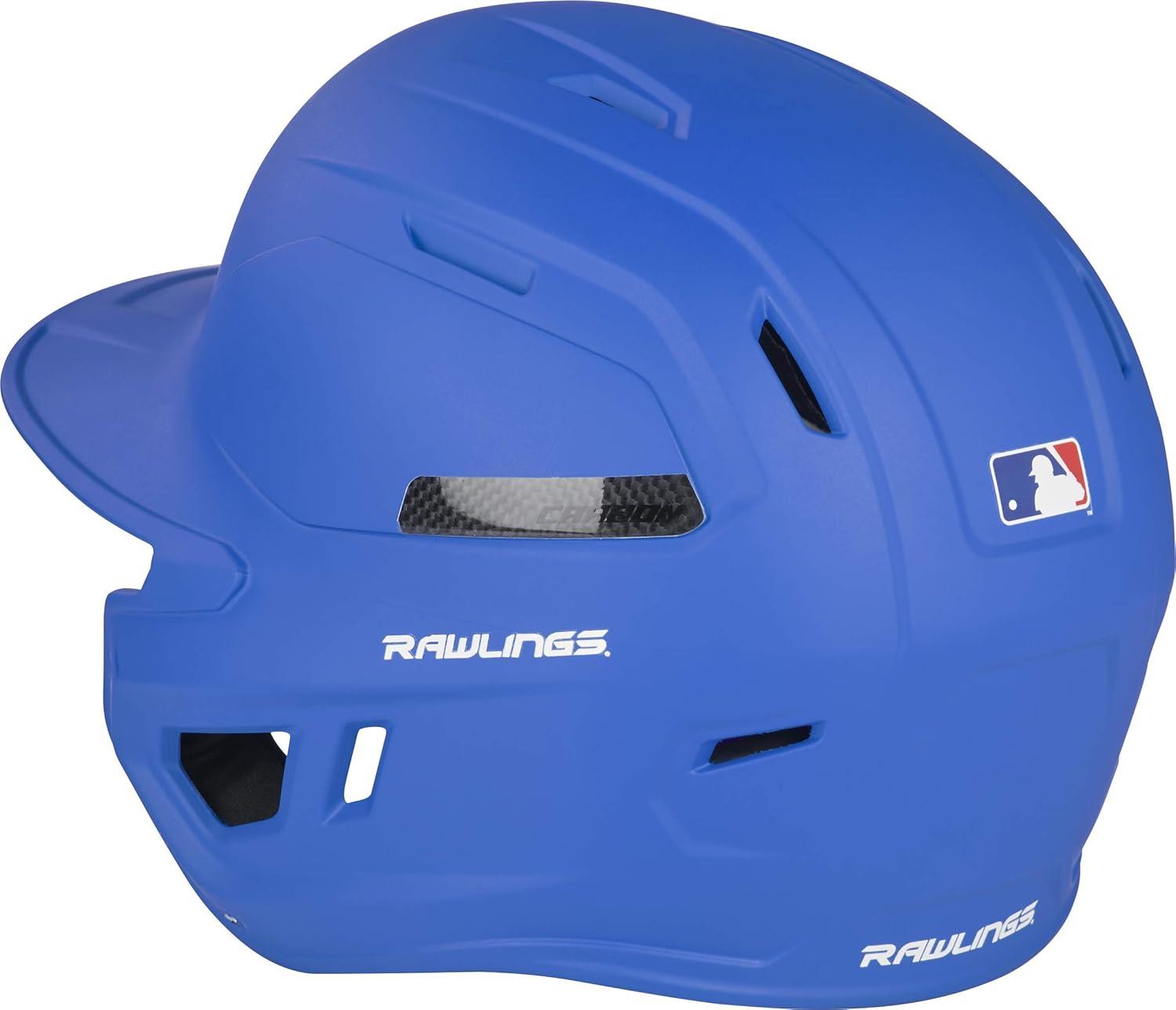 image:imageRawlings  MACH Carbon Baseball Batting Helmet  Matte  Multiple Sizes  Multiple ColorsMatte Royal