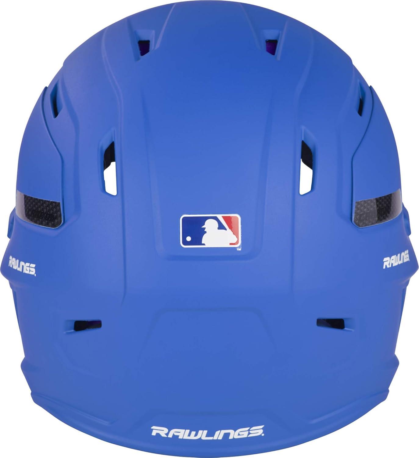 image:imageRawlings  MACH Carbon Baseball Batting Helmet  Matte  Multiple Sizes  Multiple ColorsMatte Royal