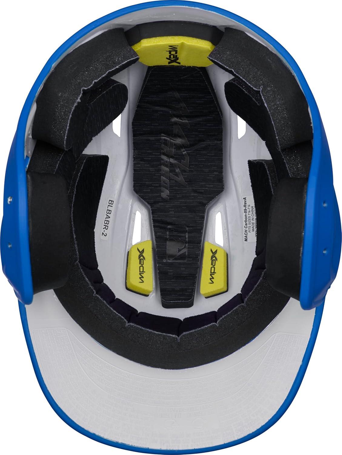 image:imageRawlings  MACH Carbon Baseball Batting Helmet  Matte  Multiple Sizes  Multiple ColorsMatte Royal