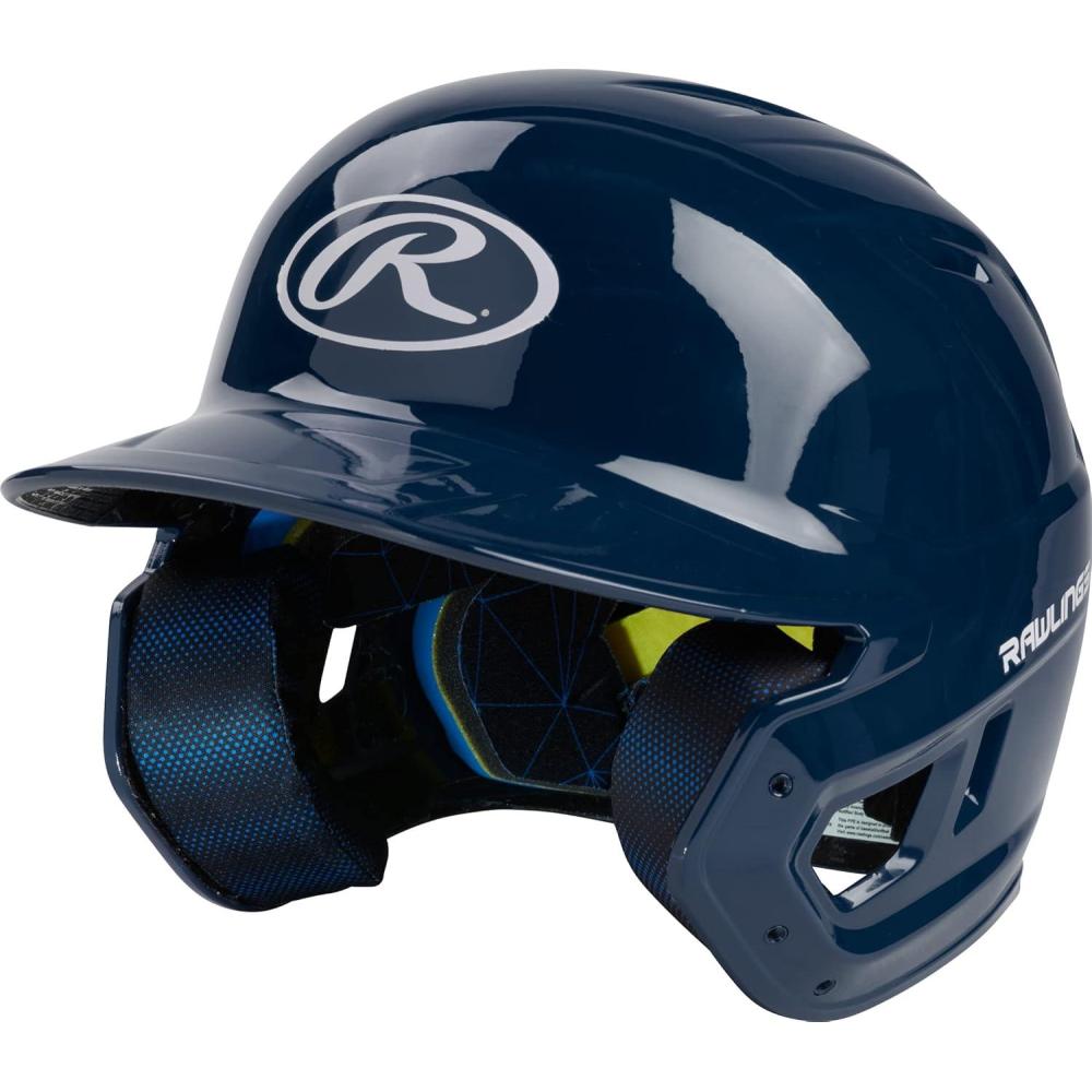 image:imageRawlings  MACH Baseball Batting Helmet  Gloss  JR amp SR Sizes  Multiple ColorsGloss Navy
