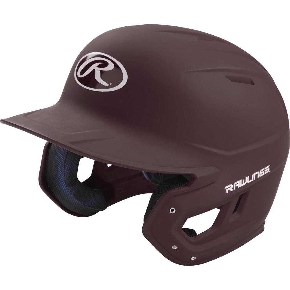 image:imageRawlings  MACH Baseball Batting Helmet  Matte  JR amp SR Sizes  Multiple ColorsMatte Maroon