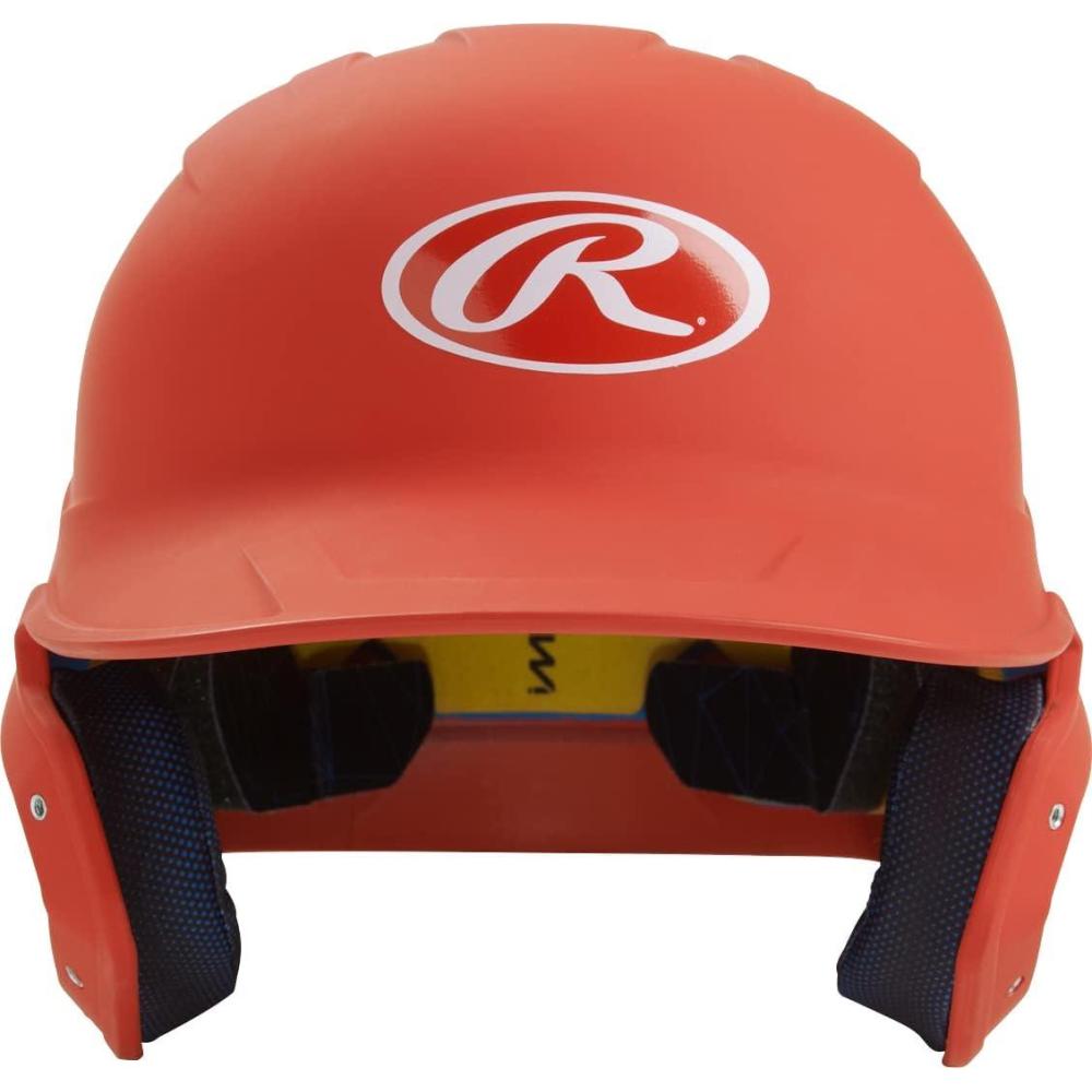 image:imageRawlings  MACH Baseball Batting Helmet  Matte  JR amp SR Sizes  Multiple ColorsMatte Orange