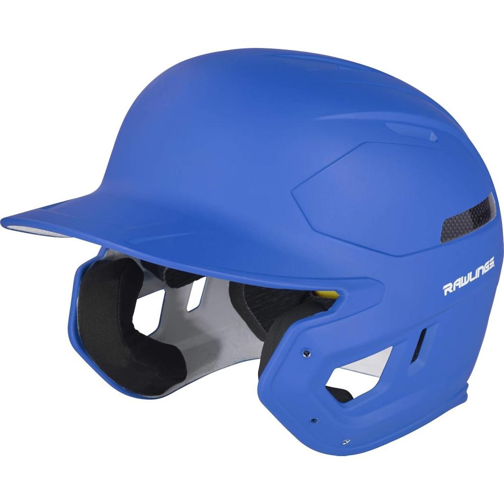 image:imageRawlings  MACH Carbon Baseball Batting Helmet  Matte  Multiple Sizes  Multiple ColorsMatte Royal