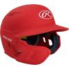 image:imageRawlings  MACH Adjust Baseball Batting Helmet  Adjustable Face Guard  Matte  JR amp SR Sizes  Multiple ColorsMatte Scarlet