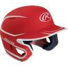 image:imageRawlings  MACH Baseball Batting Helmet  Matte Two Tone  JR amp SR Sizes  Multiple ColorsMatte ScarletWhite