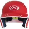 image:imageRawlings  MACH Baseball Batting Helmet  Matte Two Tone  JR amp SR Sizes  Multiple ColorsMatte ScarletWhite