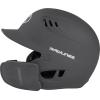 image:imageRawlings R16 Velo Reversible EXT Batting Helmet  Reversible Face GuardMatte Graphite