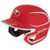 image:imageRawlings  MACH Baseball Batting Helmet  Matte Two Tone  JR amp SR Sizes  Multiple ColorsMatte ScarletWhite