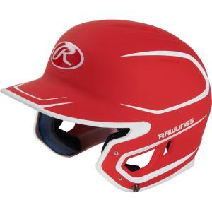 image:imageRawlings  MACH Baseball Batting Helmet  Matte Two Tone  JR amp SR Sizes  Multiple ColorsMatte ScarletWhite