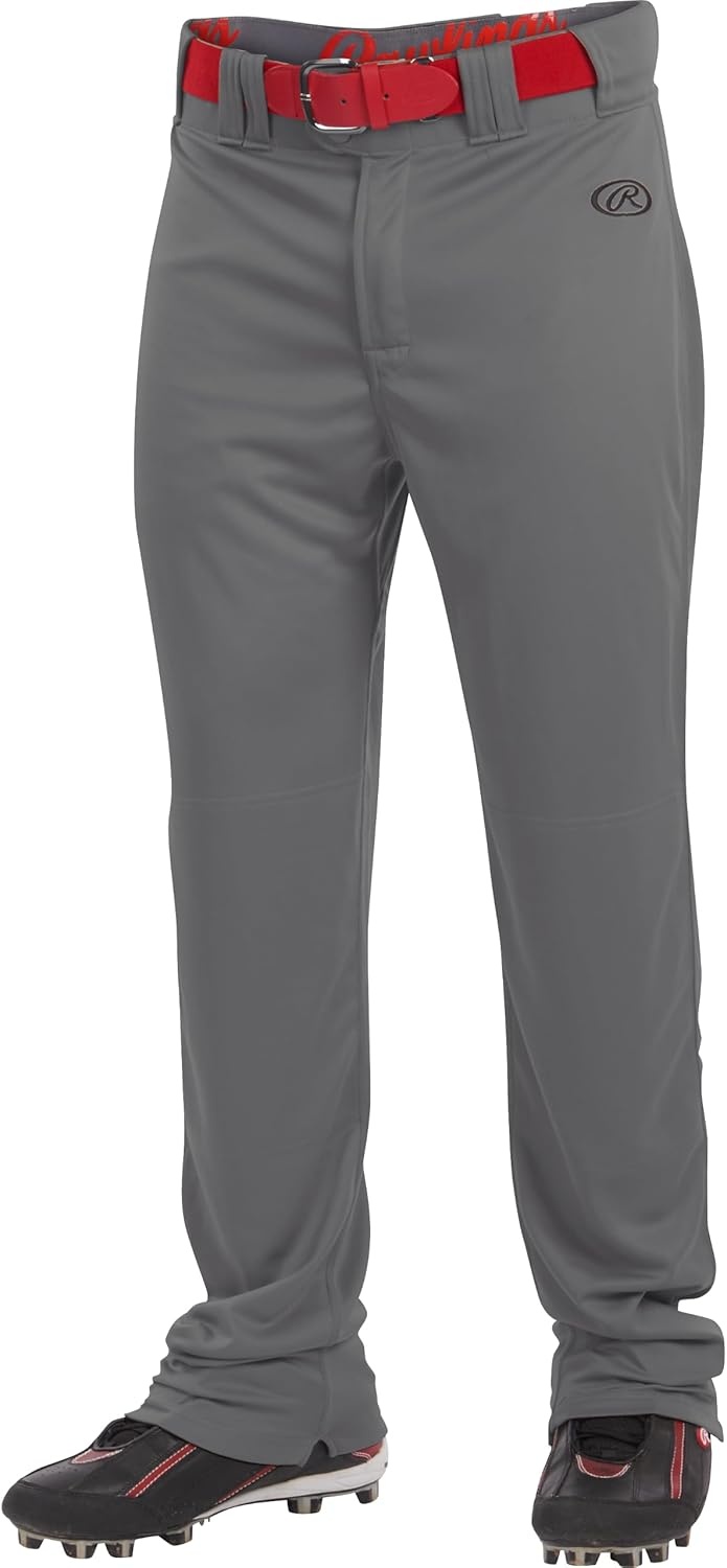 image:imageRawlings  Boys Launch Series Baseball Pants  Full Length SemiRelaxed Fit  Youth Sizes  Solid  Multiple ColorsGraphite