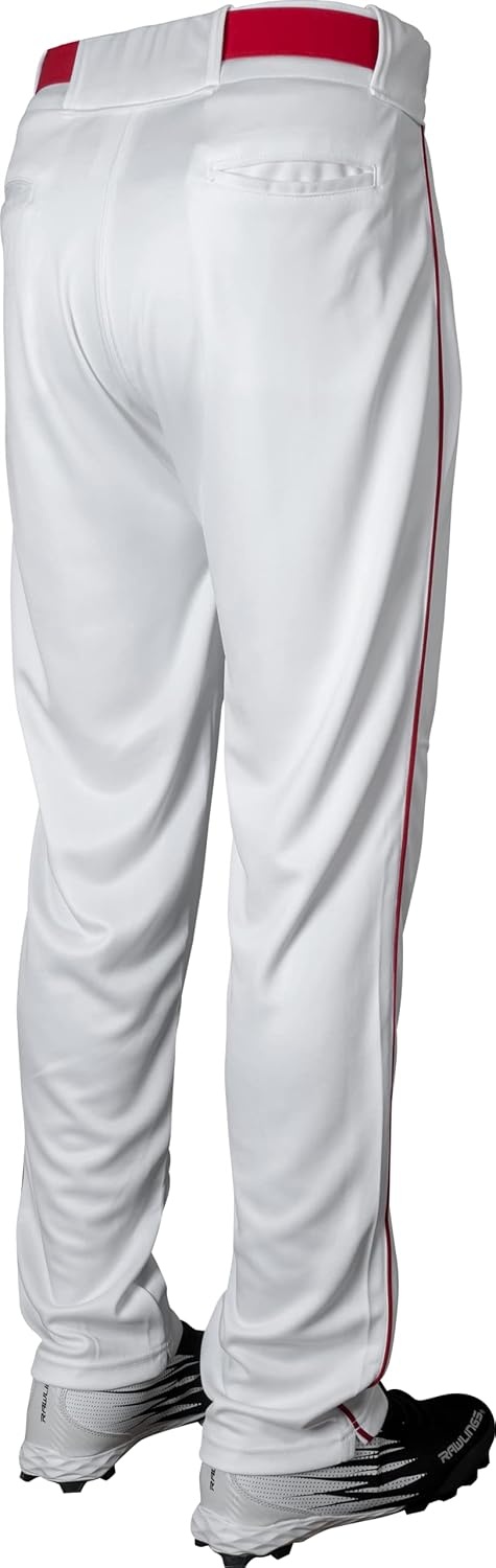 image:imageRawlings  Boys Launch Series Baseball Pants  Full Length SemiRelaxed Fit  Youth Sizes  Solid  Multiple ColorsWhiteRed