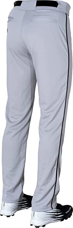 image:imageRawlings  PRO 150 Series Baseball Pants  Full Length SemiRelaxed Fit  Youth Sizes  Piped  Multiple ColorsGrey  Black