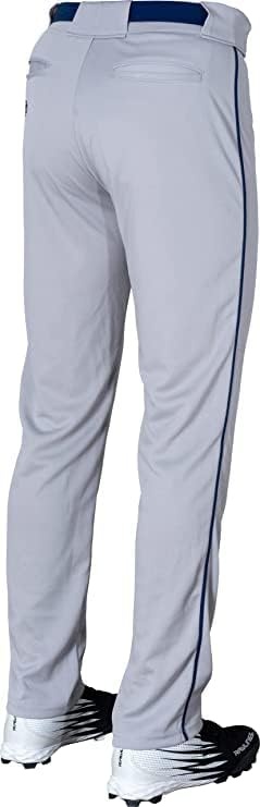 image:imageRawlings  PRO 150 Series Baseball Pants  Full Length SemiRelaxed Fit  Youth Sizes  Piped  Multiple ColorsGrey  Navy