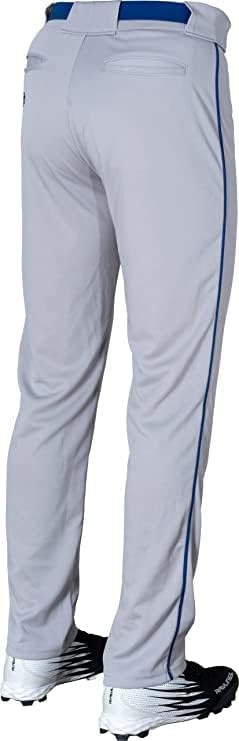 image:imageRawlings  PRO 150 Series Baseball Pants  Full Length SemiRelaxed Fit  Youth Sizes  Piped  Multiple ColorsGrey  Royal