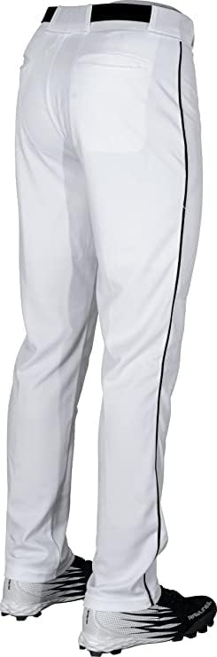 image:imageRawlings  PRO 150 Series Baseball Pants  Full Length SemiRelaxed Fit  Youth Sizes  Piped  Multiple ColorsWhite  Black
