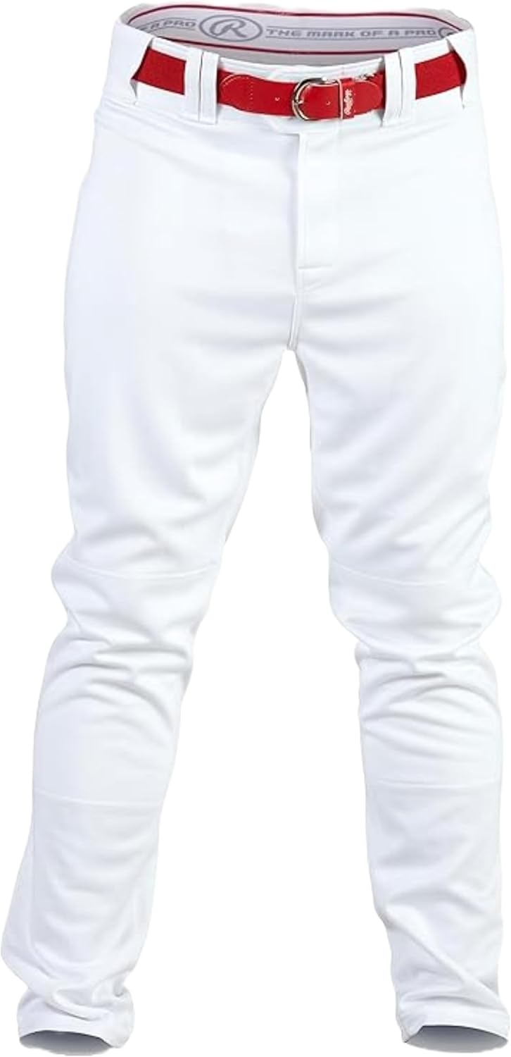 image:imageRawlings  PRO 150 Series Baseball Pants  Full Length SemiRelaxed Fit  Youth Sizes  Solid  Multiple ColorsWhite