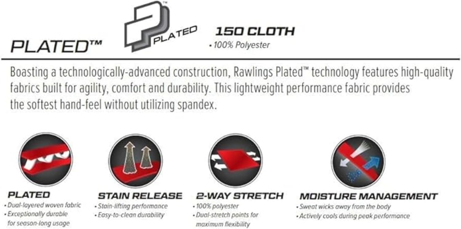image:imageRawlings  PRO 150 Series Baseball Pants  Knicker Fit  Youth Sizes  Solid  Multiple ColorsGrey