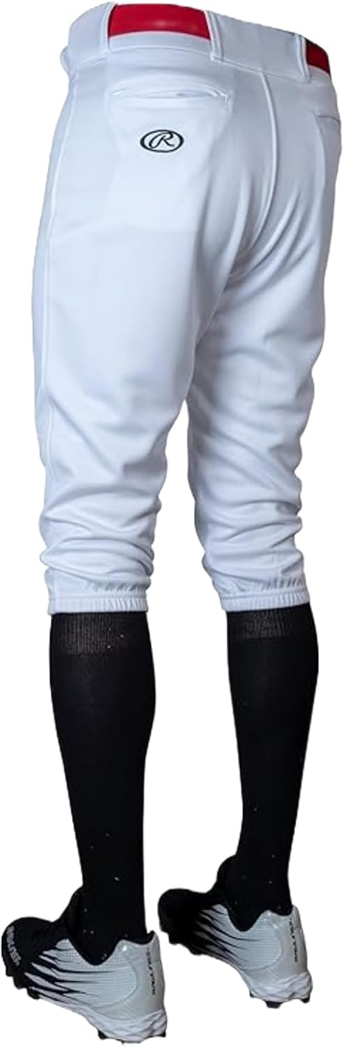 image:imageRawlings  PRO 150 Series Baseball Pants  Knicker Fit  Youth Sizes  Solid  Multiple ColorsWhite