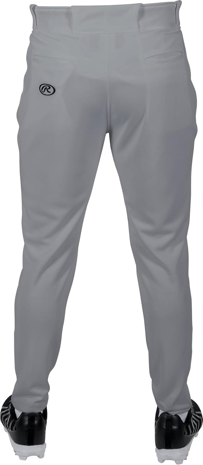 image:imageRawlings Mens Pro 150 Series Baseball Pants  Tapered Jogger Fit  Adult Sizes  Solid  Multiple ColorsGrey