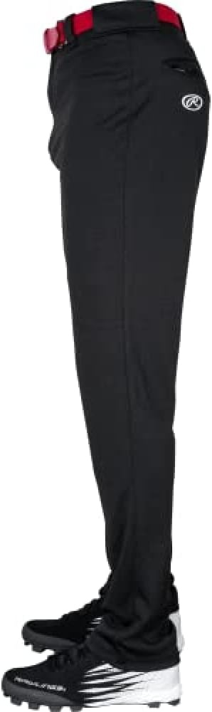 image:imageRawlings Mens SemiRelaxed Full Length Baseball Pants  Adult Sizes  Solid  Multiple ColorsBlack