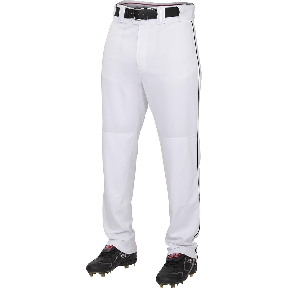 image:imageRawlings  PRO 150 Series Baseball Pants  Full Length SemiRelaxed Fit  Youth Sizes  Piped  Multiple ColorsWhiteBlack