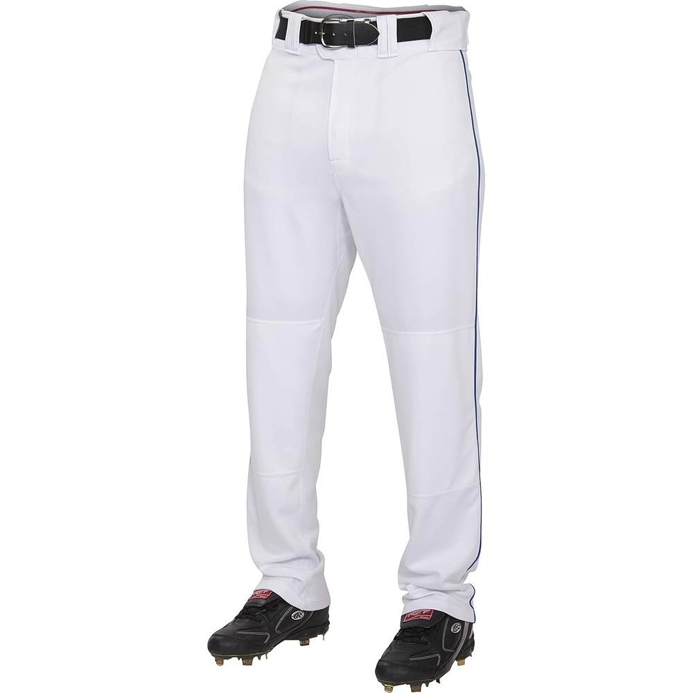 image:imageRawlings  PRO 150 Series Baseball Pants  Full Length SemiRelaxed Fit  Youth Sizes  Piped  Multiple ColorsWhiteNavy