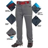 image:imageRawlings  Mens Launch Series Baseball Pants  Full Length SemiRelaxed Fit  Adult Sizes  Solid  Multiple OptionsGrey  Black