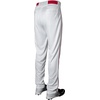 image:imageRawlings  Mens Launch Series Baseball Pants  Full Length SemiRelaxed Fit  Adult Sizes  Solid  Multiple OptionsWhite  Scarlet