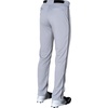 image:imageRawlings  Mens SemiRelaxed Full Length Baseball Pants  Piped  Adult Sizes  Multiple ColorsGrey  Black