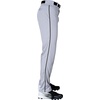 image:imageRawlings  Mens SemiRelaxed Full Length Baseball Pants  Piped  Adult Sizes  Multiple ColorsGrey  Black