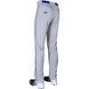 image:imageRawlings  Mens SemiRelaxed Full Length Baseball Pants  Piped  Adult Sizes  Multiple ColorsGrey  Royal