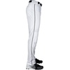 image:imageRawlings  Mens SemiRelaxed Full Length Baseball Pants  Piped  Adult Sizes  Multiple ColorsWhite  Black