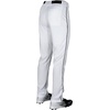 image:imageRawlings  Mens SemiRelaxed Full Length Baseball Pants  Piped  Adult Sizes  Multiple ColorsWhite  Black