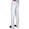 image:imageRawlings  PRO 150 Series Baseball Pants  Full Length SemiRelaxed Fit  Youth Sizes  Piped  Multiple ColorsWhite  Red