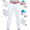 image:imageRawlings  PRO 150 Series Baseball Pants  Full Length SemiRelaxed Fit  Youth Sizes  Piped  Multiple ColorsWhiteNavy