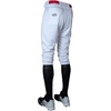 image:imageRawlings  PRO 150 Series Baseball Pants  Knicker Fit  Youth Sizes  Solid  Multiple ColorsWhite