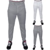 image:imageRawlings Mens Pro 150 Series Baseball Pants  Tapered Jogger Fit  Adult Sizes  Solid  Multiple ColorsGrey