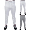 image:imageRawlings Mens Pro 150 Series Baseball Pants  Tapered Jogger Fit  Adult Sizes  Solid  Multiple ColorsWhite