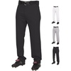 image:imageRawlings Mens SemiRelaxed Full Length Baseball Pants  Adult Sizes  Solid  Multiple ColorsBlack